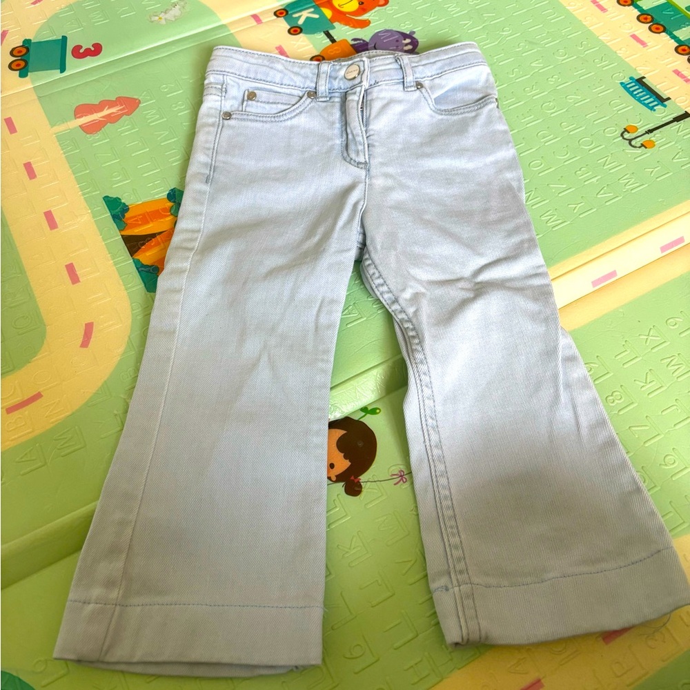 Jacadi girl flare jeans 4 years, never worn